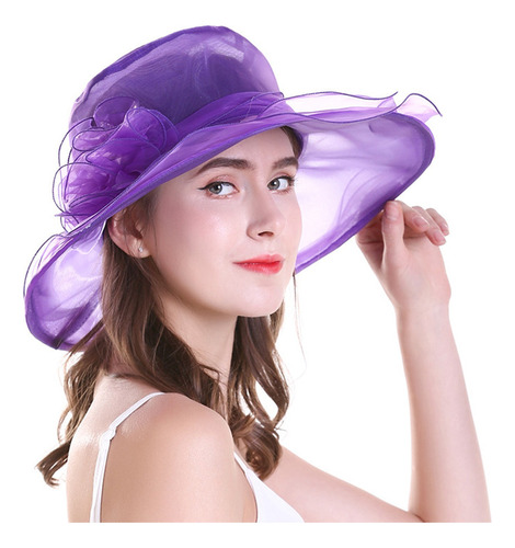 Gorro De Organza A La Moda Para Mujer, Elegante, Para Fiesta