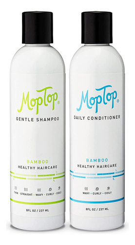 Conjunto De Cuidados Com O Cabelo Moptop Gentle Shampoo + Co