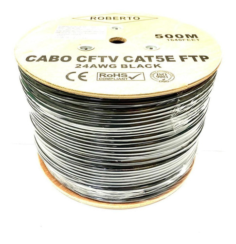 Cabo De Rede (cftv) Cat5 Externo Blindado 500m