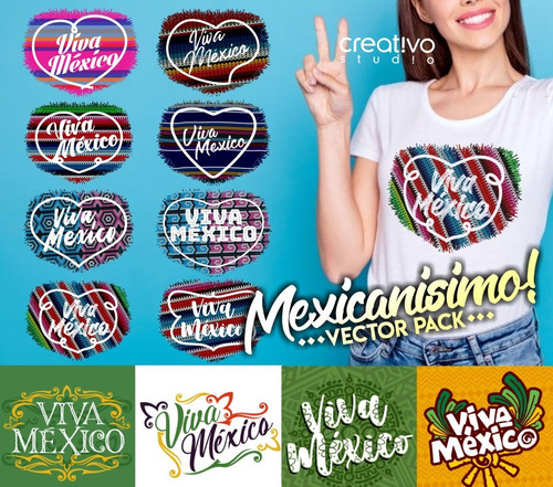Vector Pack Mexicanisimo, Archi Editables En Varios Formatos