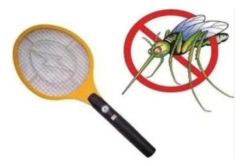 Raquete Bivolt Mata Mosquito Insetos Recarregável