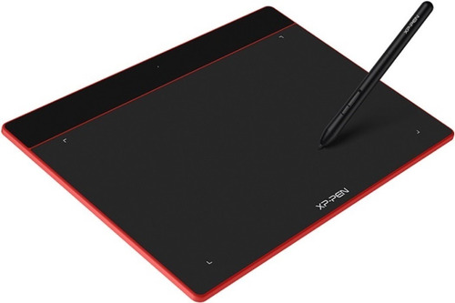 Imagen 3 de 5 de Tableta Gráfica Xp-pen Deco Fun Xs Roja