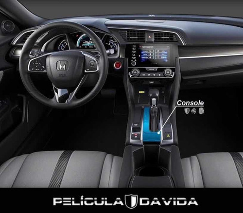 Película Protetora Console Honda Civic 2020