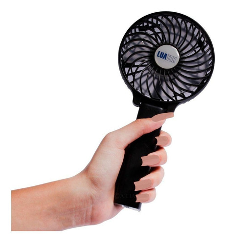 Mini Ventilador De Mão Portátil 3 Velocidade Recarregável