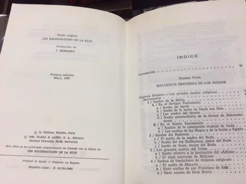 Las Maquinaciones De La Noche - Raymond De Becker - (Usado)