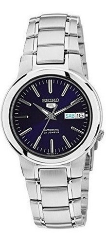 Seiko Reloj Snka05k Seiko 5 Automatic Blue Dial De Acero Ino