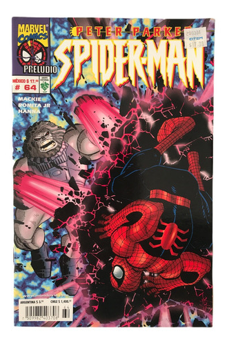 Peter Parker Spiderman 64 Marvel Comics Mexico Editorial Vid (Usado)