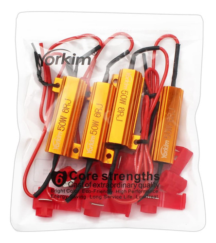 50w 6ohm Resistencias De Carga Resistencia Led Señal D...