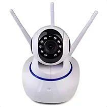 Comprar Câmera De Segurança Ip Wi-fi Sem Fio Monitoramento Casa 3 Antenas