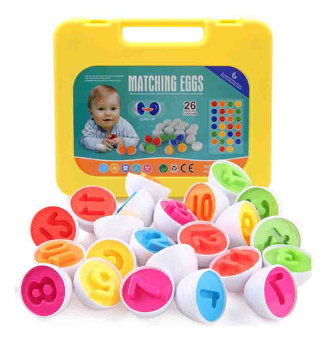 Montessori Toy Baby Ovos Aprende Matemática