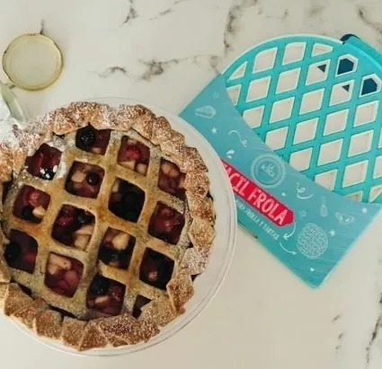 Imagen 2 de 7 de Cortante Rejilla Facil Frola Tarta Reposteria Belgrano
