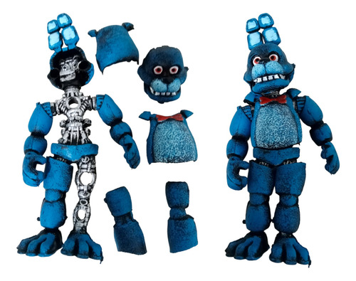 Five Nigths At Freddy's Set 4 Freddy Chica Bunny, Foxy 14 Cm