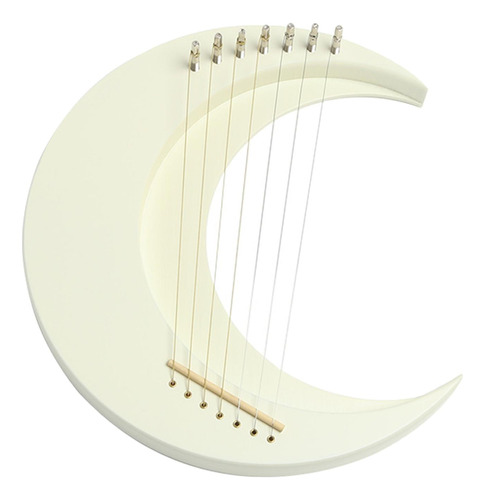 Lyre Harp, 7 Cuerdas, Diseño De Luna, Orquestal Profesional