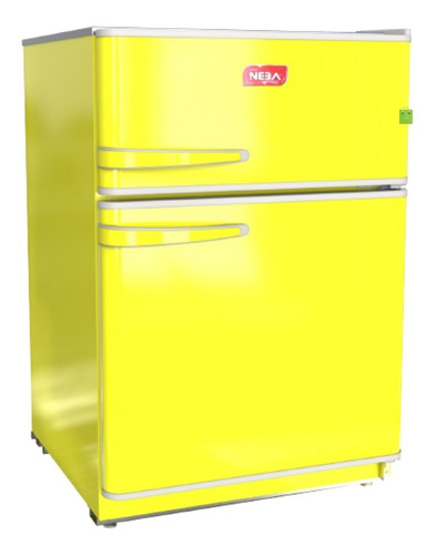 Heladera Bajo Mesada Neba Con Freezer 124l Amarilla A-128