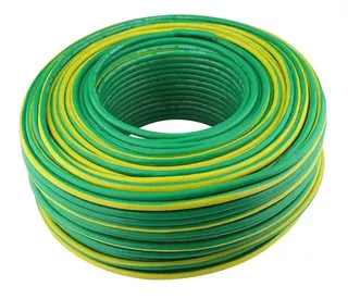 Cable Alucobre Keer Longitud 100m Antiflama Calibre 8 Verde