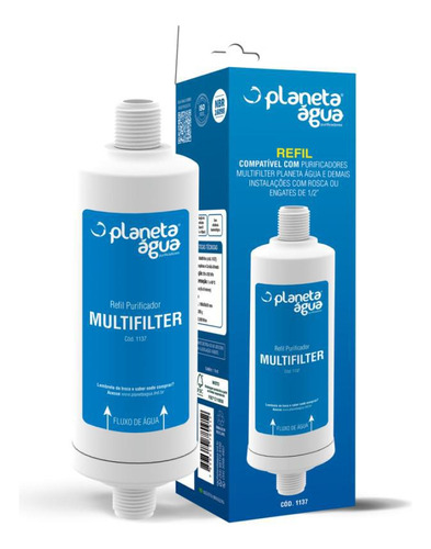 Refil Purificador Multifilter 1/2 Planeta Agua