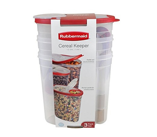 Rubbermaid 1.5 Galón Container Cereal B / C De Almacenamient