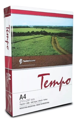 Resmas Tempo/pampa A4 75 Gr Envío Gratis X 15 En Caba