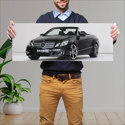 Cuadro 30x80cm Auto 2010 Mercedes Benz E Class C 787