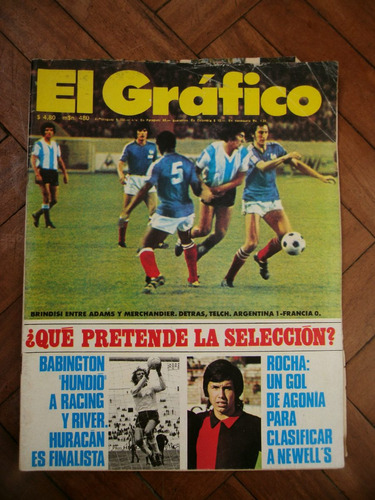 Revista Antigua El Gráfico,1974,coleccionable,deportes.