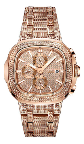 Jbw Luxury Men's Heist J6380 20 Diamond Wrist Watch Con Puls