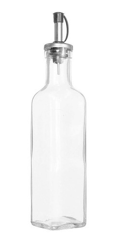 Aceitera Botella De Aceite Y Vinagre Vidrio Con Pico 500ml