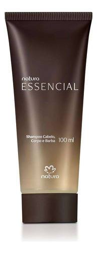 Kit 3 Shampoo Cabelo Corpo E Barba Essencial Natura