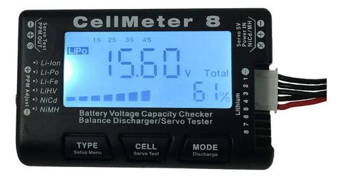 Medidor De Nivel De Baterias Voltaje Capacidad Litio ,lipo 