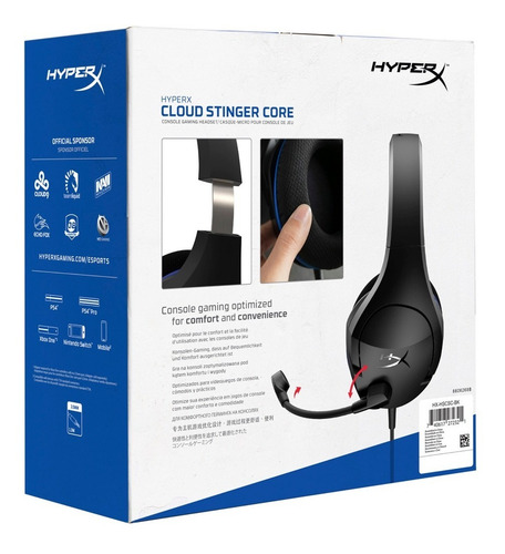 Imagen 5 de 6 de Audífono Gamers Hyperx Cloudx Stinger Core Pc Ps4 Xbox One