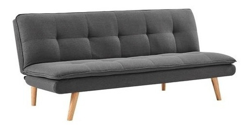 Sillón Moderno Futón Sofa Cama Tela O Cuero Varios Colores