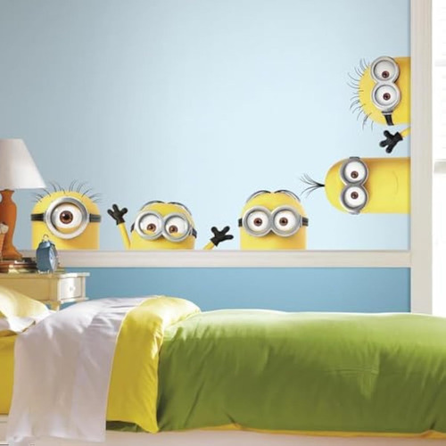 Calcomanías De Pared De Los Minions De Despicable Me