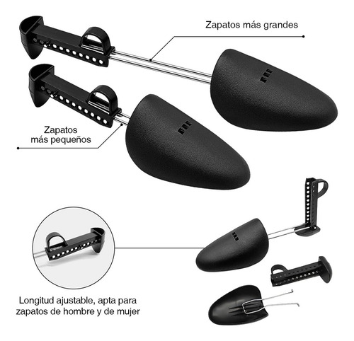 Horma Para Zapato Ajustable 5 Pares, Hormas Ensanchadoras