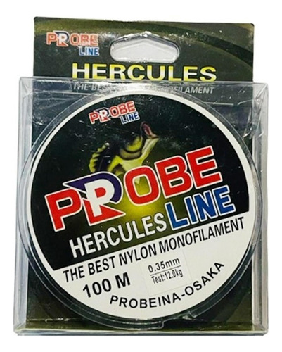 Hilo Nylon Hercules Línea Pescar 0.35mm 100mt 12kg