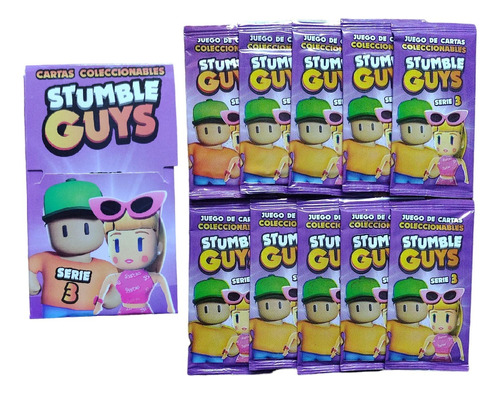 Cartas Stumble Guys Serie 3 | Mazo Inicial + 10 Sobres