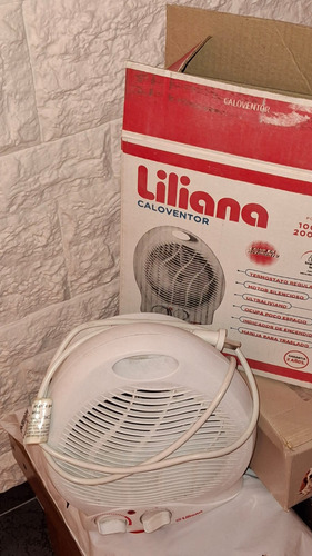 Calefactor Eléctrico Liliana Cfh401 2000w Caloventor Blanco (Usado)