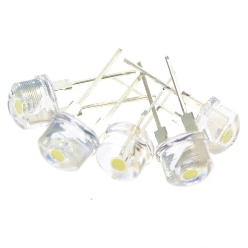 25 Leds 8mm Strawhat 110.000mcd/25lm Avr-obd2-arduino Colore
