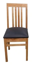 Comprar Silla de comedor Mobiliario CyN CyN Emilia con estructura color natural y asiento negro