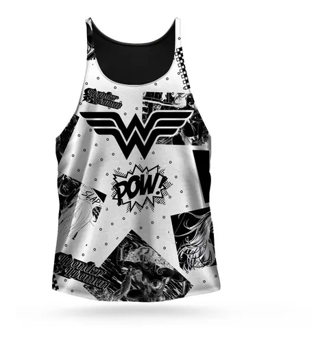 Roupa de on sale malhar mulher maravilha