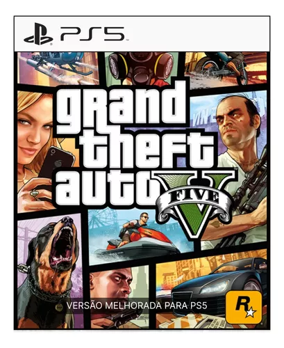 Dvd Jogo Gta 5 Ps5