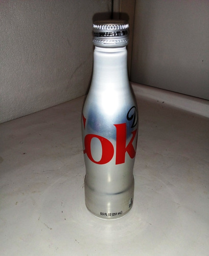 Botella Coca Cola Usa, Aluminio, Diet Coke. Llena