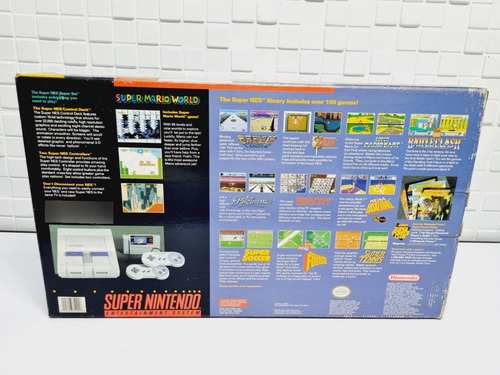 J1- Console Super Nintendo Super Set Em Excelente Estado Cinza (Usado)