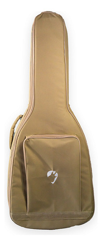 Bag Premium Ponto Do Musico Bege Para Violão Folk Cort Mr600