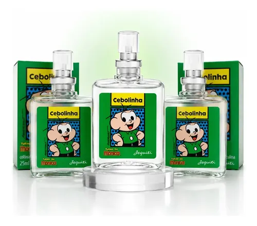 Kit 3 Perfumes Cebolinha Jequiti 25ml Infantil Turma Da Monica Colonia Masculina Kit Presente Original