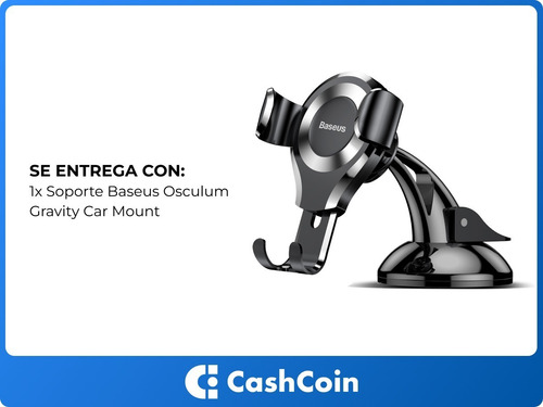 Soporte Baseus Celular Auto Gravity Car Mount Negro