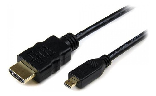 Imagen 1 de 1 de Cable Compatible Hdmi A Micro Hdmi Full Hd 1.5mts