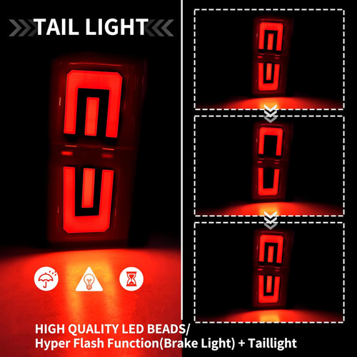 Luces Traseras Led Para Polaris Ranger Xp 1000/2018-2024