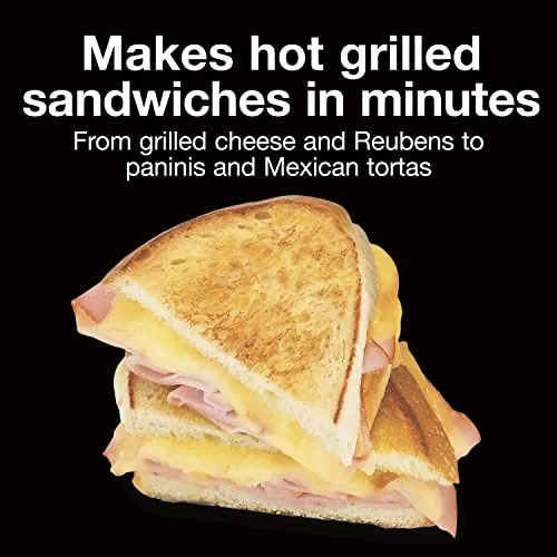 Deluxe Sandwichera Caliente Con Placas De Cer mica Antiadher