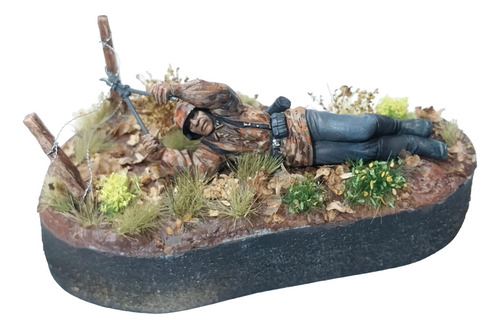 Figura Esci Soldado Aleman 2 Gm C Tenaza Escala 1/35 Unico