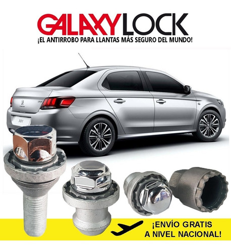 Imagen 1 de 10 de Birlos De Seguridad Peugeot 301 Active Diesel