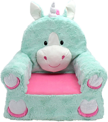 Sweet Seats Asiento Para Bebé Niña Silla Peluche Unicornio